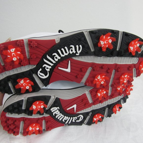 LAST ONE! Callaway Men's Golf Shoe, White, no box - Picture 7 of 8